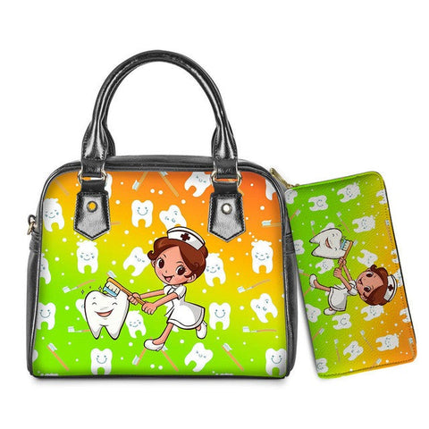 Dental Nurse Handbag and Wallet Set