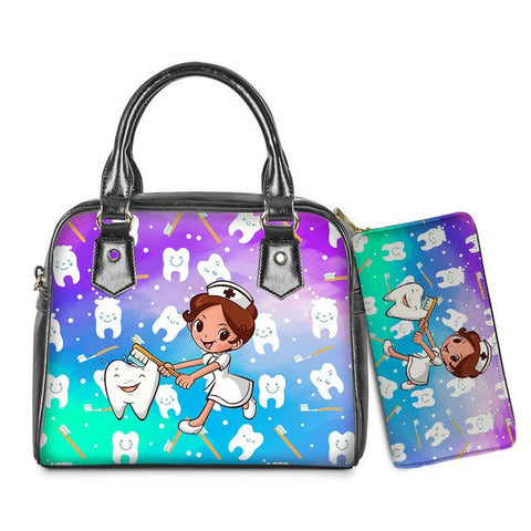 Dental Nurse Handbag and Wallet Set