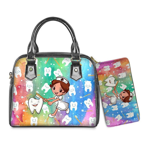 Dental Nurse Handbag and Wallet Set
