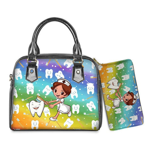 Dental Nurse Handbag and Wallet Set