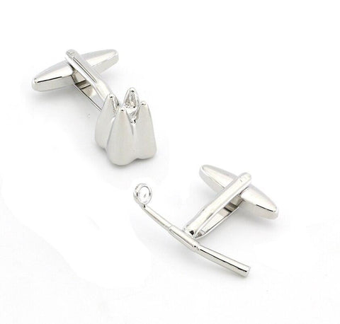 Mismatched Dental Cufflinks
