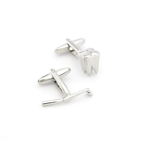 Mismatched Dental Cufflinks