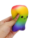 RAINBOW TOOTH SQUISHY TOY Toothlet 