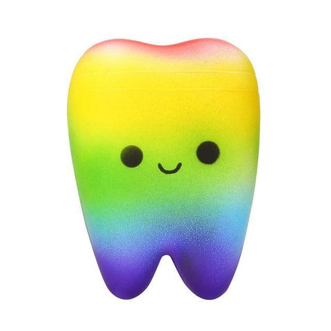 Rainbow Tooth Squishy Toy