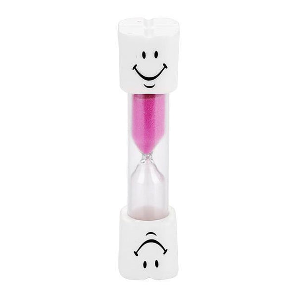 SMILEY TOOTH HOURGLASS TIMER Toothlet Pink 