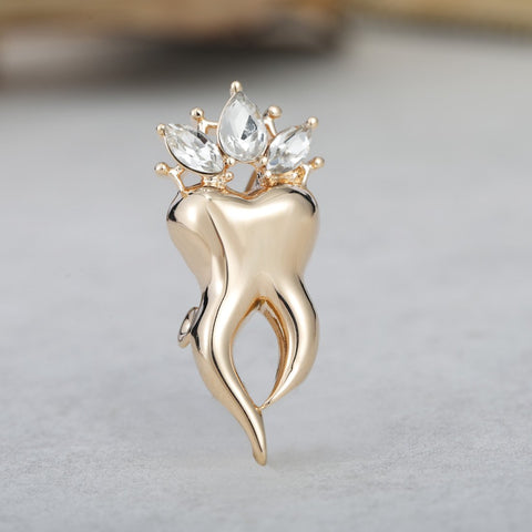 Sparkling Molar Queen Pin