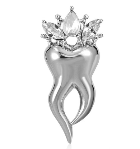 Sparkling Molar Queen Pin