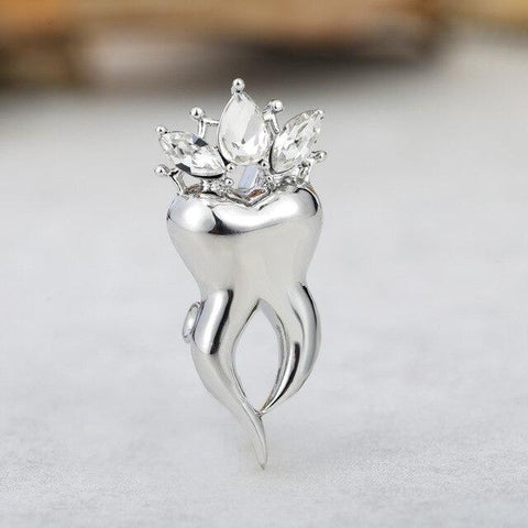 Sparkling Molar Queen Pin