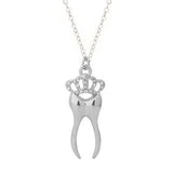 Sparkling Posh Crown Necklace - Dentistry Gifts - TOOTHLET