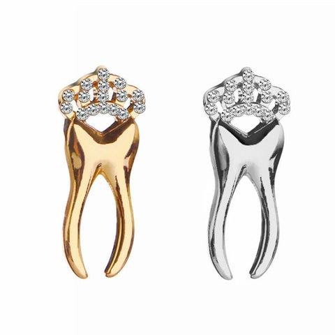 SPARKLING POSH CROWN PIN Toothletshop