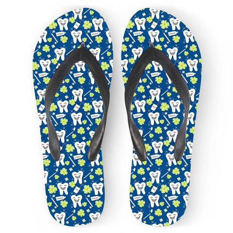 SUMMER BREEZE HAPPY MOLAR FLIP-FLOPS Toothlet HAPPY MOLAR BLUE 9 