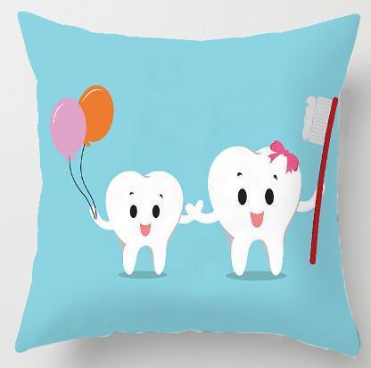 SUPER HOMEY HAPPY MOLAR PILLOWCASE Toothletshop BABY TOOTH 45x45cm Just Cover 