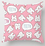 SUPER HOMEY TOOTHY PILLOWCASE Toothletshop PINK 