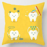 SUPER HOMEY TOOTHY PILLOWCASE Toothletshop YELLOW 