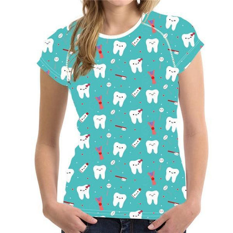 Super Happy Teeth Raglan T-Shirt