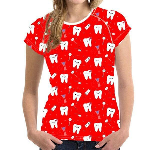 Super Happy Teeth Raglan T-Shirt