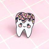 Sweet Candy Tooth Pin - Tooth brooch - TOOTHLET