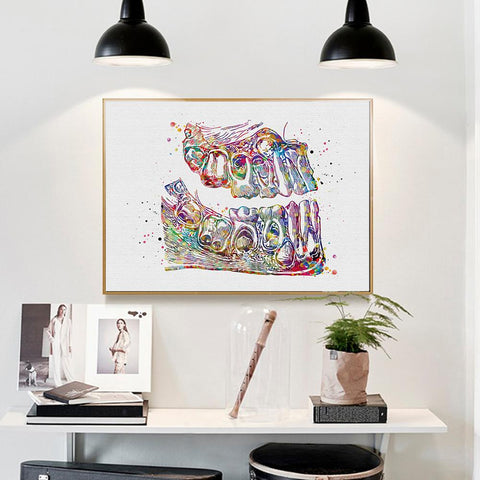 Teeth Eruption Premium Canvas