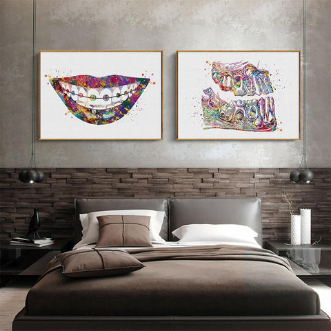 Teeth Eruption Premium Canvas