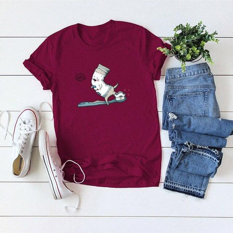 Unisex Toothpaste Squeeze T-Shirt