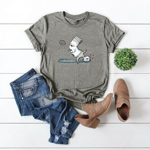 Unisex Toothpaste Squeeze T-Shirt