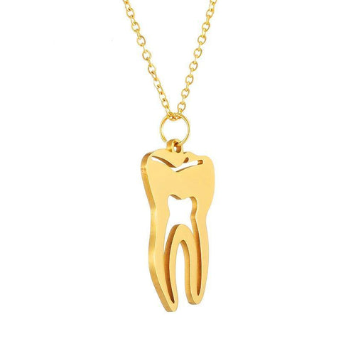 Uptown Contoured Molar Necklace