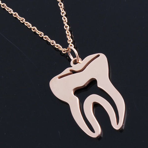Uptown Contoured Molar Necklace