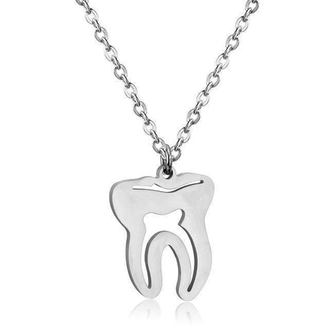 Uptown Contoured Molar Necklace