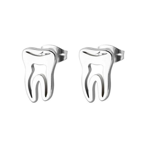 Uptown Contoured Molar Stud Earrings