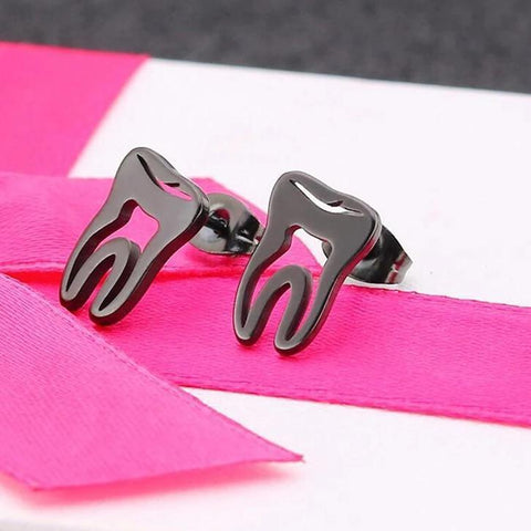 Uptown Contoured Molar Stud Earrings