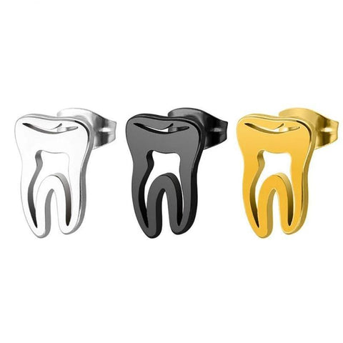 UPTOWN CONTOURED MOLAR STUD EARRING Toothletshop
