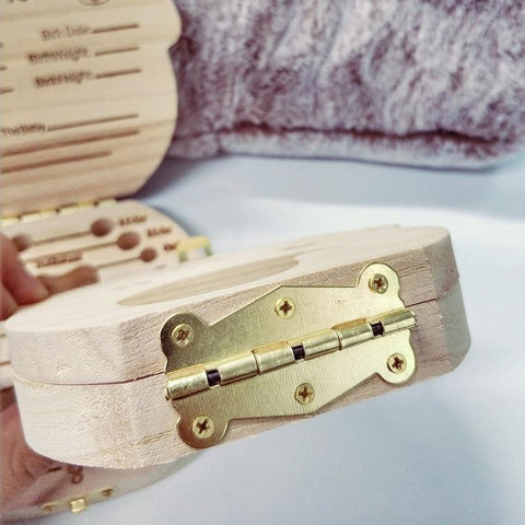 Wooden Kid Tooth Box