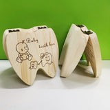 WOODEN KID TOOTH BOX Toothlet TOOTH 